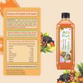 4 - Alo Frut Mixed Fruit Aloevera Juice,  0.300 L  Mixed Fruit (Pack of 5) 