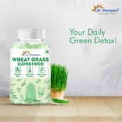 6 - Dr. Morepen Wheat Grass Superfood,  60 tablet(s) 