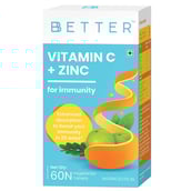 1 - Bbetter Vitamin C + Zinc,  60 tablet(s)  Unflavoured 