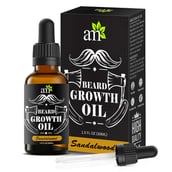 1 - AromaMusk Beard Growth Oil,  30 ml  Sandalwood 