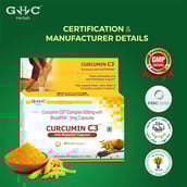 1 - GHC Curcumin C3 Complex 500mg with Bioperine 5mg,  30 capsules 