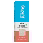 1 - Suprfit Rice Cake,  Classic Plain Unsalted  120 g 
