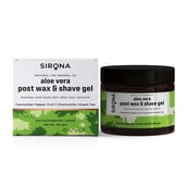 1 - Sirona Aloe Vera Post Wax & Shave Gel,  100 g  Soothes & Heals Skin After Hair Removal 