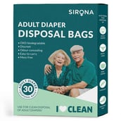 1 - Sirona Diaper Disposal Bags,  30 Piece(s)/Pack  for Men and Women (Adult) 