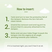 6 - Sirona 100% Organic Cotton Tampons,  18 Piece(s)/Pack  for Heavy Flow 