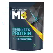 2 - MuscleBlaze Beginner's Protein OP,  2.2 lb  Chocolate Jar Pack 