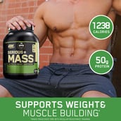 7 - ON (Optimum Nutrition) Serious Mass, 6.6 lb Vanilla
