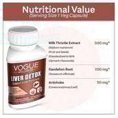 3 - Vogue Wellness Liver Detox - Pack of 3,  60 veggie capsule(s) 