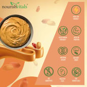 6 - NourishVitals Original Peanut Butter, 0.750 kg Creamy with Omega 3