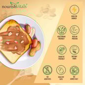 6 - NourishVitals Protein Peanut Butter, 0.750 kg Extra Crunchy