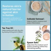 3 - Azani Active Care Rash Relief Cream, Colloidal Oatmeal Tea Tree Oil& Epsom Salt 50 g