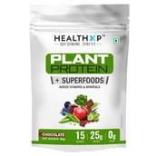 1 - HealthXP Plant Protein + Superfood,  1.1 lb  Chocolate 