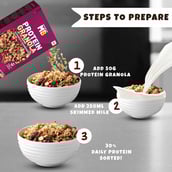 7 - MuscleBlaze Protein Granola, Almonds & Cranberries 350 g