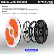 4 - Strauss Tummy Twister,  White and Orange  100 kg 