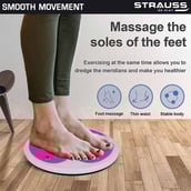 6 - Strauss Tummy Twister,  White and Pink  100 kg 