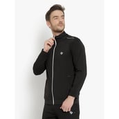 4 - John Ally Jacket for Men with Two Side Zipper Pocket,  Black  2XL 