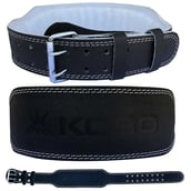 KOBO Back Support Weight Lifting Gym Belt (WTB-02),  Black  Small 