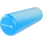 1 - Strauss Standard Yoga Massage Eva Foam Roller,  Sky Blue  45cm 