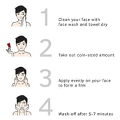 7 - Ustraa De-Tan Face Mask,  125 g  for Oily Skin 