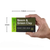 8 - Ustraa Neem & Green Clay Soap (Pack of 8), 100 g for Men