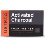 2 - Ustraa Activated Charcoal Soap (Pack of 8),  100 g  for Men 