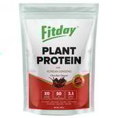1 - Fitday Plant Protein Powder,  0.88 lb  Chocolate 