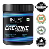 7 - INLIFE Micronized Creatine Monohydrate,  Unflavoured  0.66 lb 