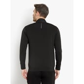 3 - John Ally Color block Jacket with Two Side Zipper Pocket, Black Medium