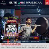 4 - Elite Labs USA True BCAA,  0.42 lb  30 Servings  Sour Keys 