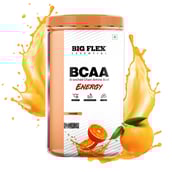 Big Flex Essential BCAA Energy,  1.1 lb  62 Servings  Orange 