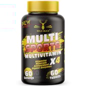 1 - Wild Buck Multi Sports Multivitamin X4,  60 tablet(s)  Unflavoured 