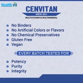 8 - Healthvit Cenvitan Men 50+ Multivitamins & Multimineral,  60 tablet(s)  Unflavoured 