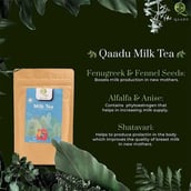 2 - Qaadu Milk Tea for Breastfeeding Mothers,  Natural  75 g 