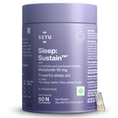 1 - Setu Sleep: Sustain,  60 veggie capsule(s)  Unflavoured 