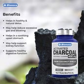 3 - Bionova Activated Charcoal,  90 veggie capsule(s) 