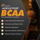 4 - Dr. Morepen Muscle Food BCAA,  0.55 lb  25 Servings  Curious Cola 