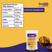 2 - Snackible Herbs & Cheese Chickpea Puffs,  Unflavoured  35 g 