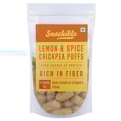 1 - Snackible Chickpea Puffs,  Lemon & Spice  35 g 