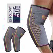 Boldfit Elbow Support,  Grey  Large 