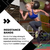 7 - Boldfit Heavy Resistance Band,  Yellow Red Black Purple Green (Pack Of 5)  Assorted 