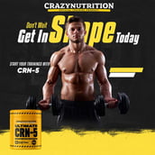 2 - CrazyNutrition Ultimate CRN-5 Creatine Compound Powder,  Orange & Mango  0.66 lb 