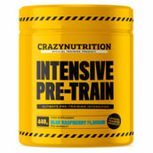 1 - CrazyNutrition Intensive Pre-Train,  0.97 lb  Blue Raspberry 