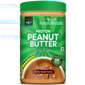 1 - NourishVitals Protein Peanut Butter, 0.750 kg Extra Crunchy