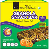 8 - NourishVitals Granola Snack Bar, 5 Piece(s)/Pack Mocha & Orange Peel