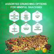 4 - NourishVitals Granola Snack Bar,  5 Piece(s)/Pack  Chia, Flax Fruit Mix 