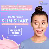 5 - Dr. Morepen Slim Shake,  500 g  Strawberry Fusion 