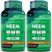 1 - NourishVitals Neem - Pack of 2,  60 veggie capsule(s) 