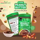 2 - NourishVitals Irresistibly Tasty Combo,  2 Piece(s)/Pack  Classic Peanut Butter (Almond Chunks & Dark Chocolate) + Almond Butter (Crunchy Dark Chocolate) 