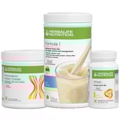 Herbalife Formula 1 Afresh Energy Drink & Protein Powder Combo,  3 Piece(s)/Pack  Kulfi + Lemon + Unflavoured 