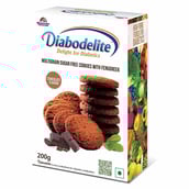 1 - Quantum Naturals Diabodelite Cookies,  200 g  Chocolate 
